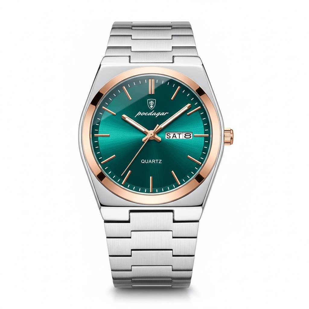 Ultra-thin men's waterproof luminous quartz watch