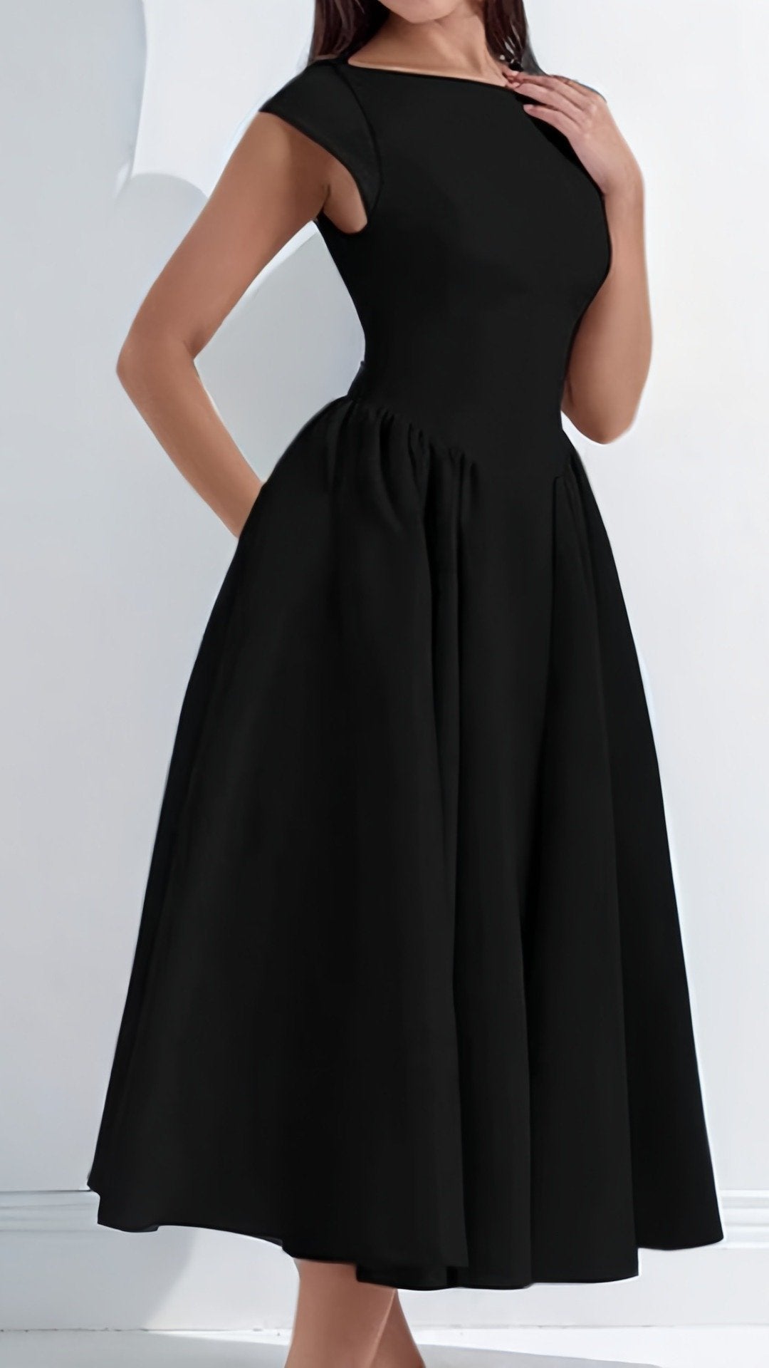 🥂 THE PARISIAN CINCH DRESS: WAIST-DEFINING, PURE COLOUR — YOUR NEW ROMANTIC SIGNATURE 🥂