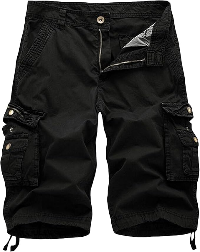 Men's Cargo Shorts | Relaxed Fit, Multi-Pocket, 100% Cotton, Outdoor Casual---Buy 2 Get 15% Off & Free Shipping!