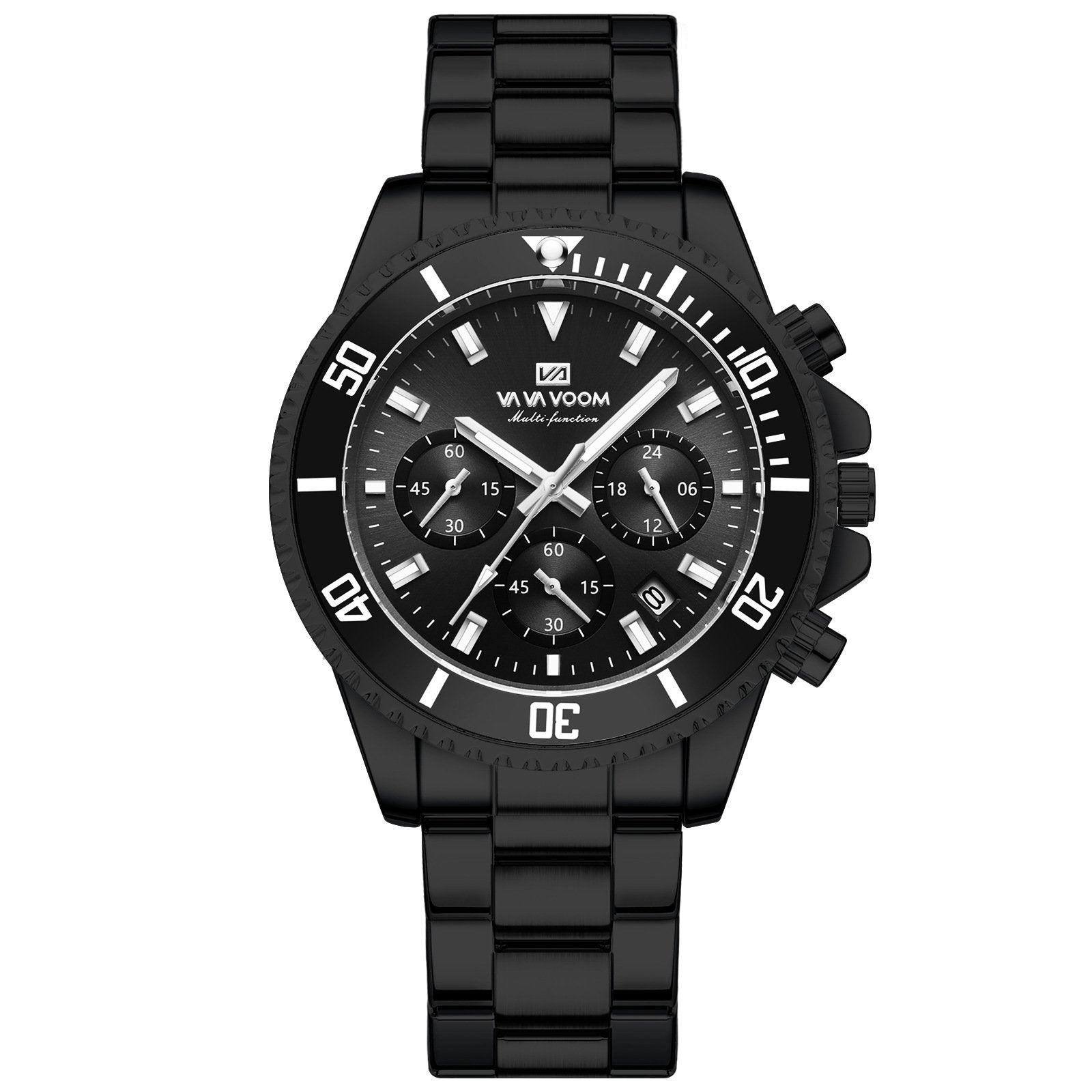 Men's luxury watch with waterproof and luminous dial