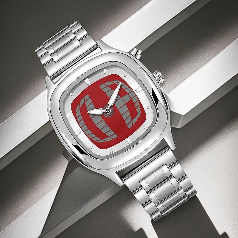 Men's Retro dual display  watch