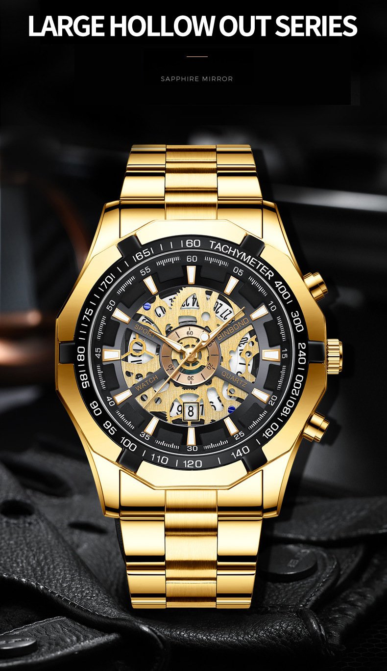Water-Resistant Luminous Business Mechanical Men's Watch