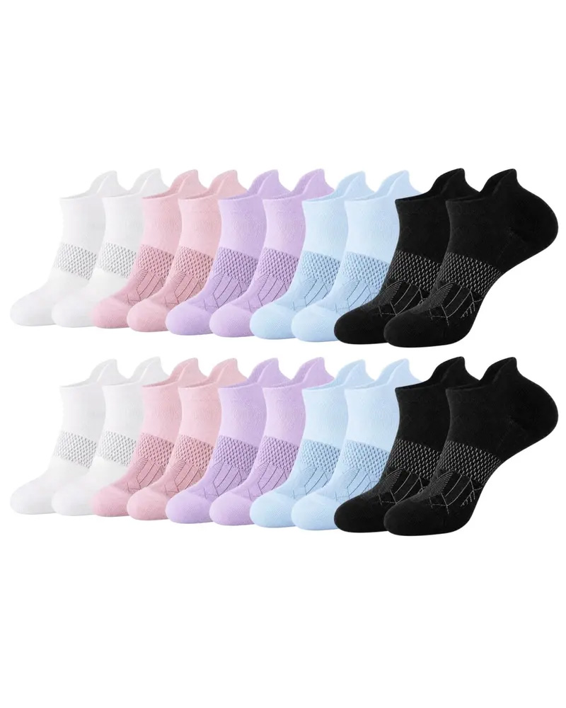 Men's 15-Pair Breathable Mesh Ankle Socks – Lightweight, Colorful, Comfortable Fit for Hiking & Fitness --- 15 Pairs for Just £18.98 & Free shipping!