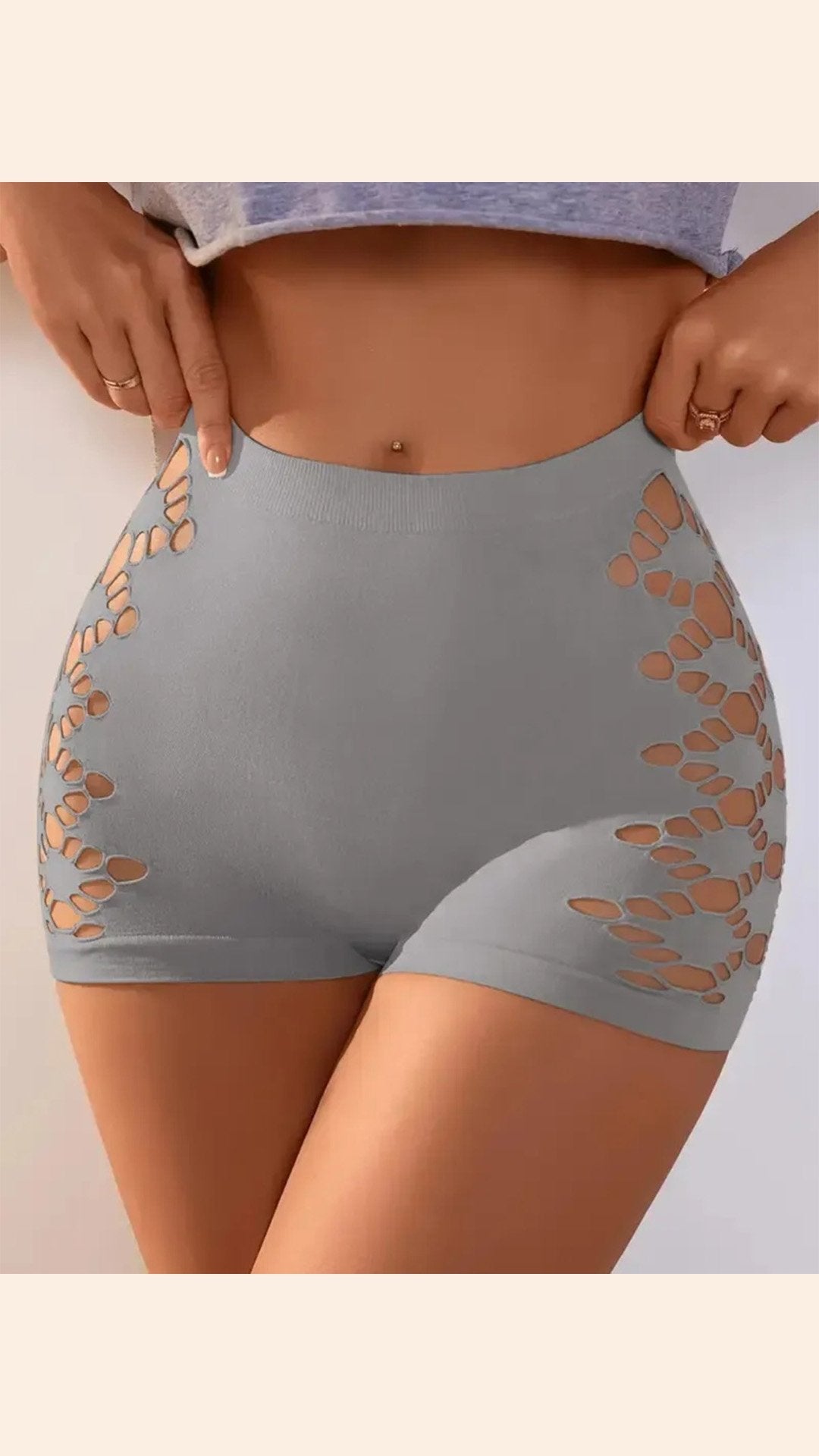 🌸 THE HOLLOW-OUT BOYSHORTS: LOW-RISE, TUMMY CONTROL, GEOMETRIC EDGE — YOUR NEW GO-TO FOR COMFORT & COVERAGE 🌸