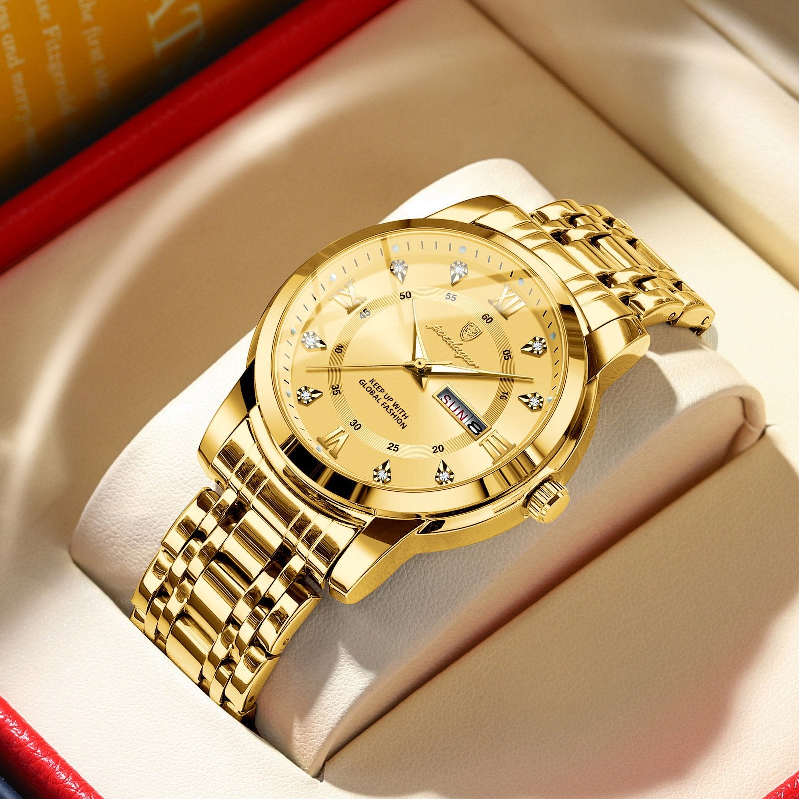 Men's casual business quartz watch