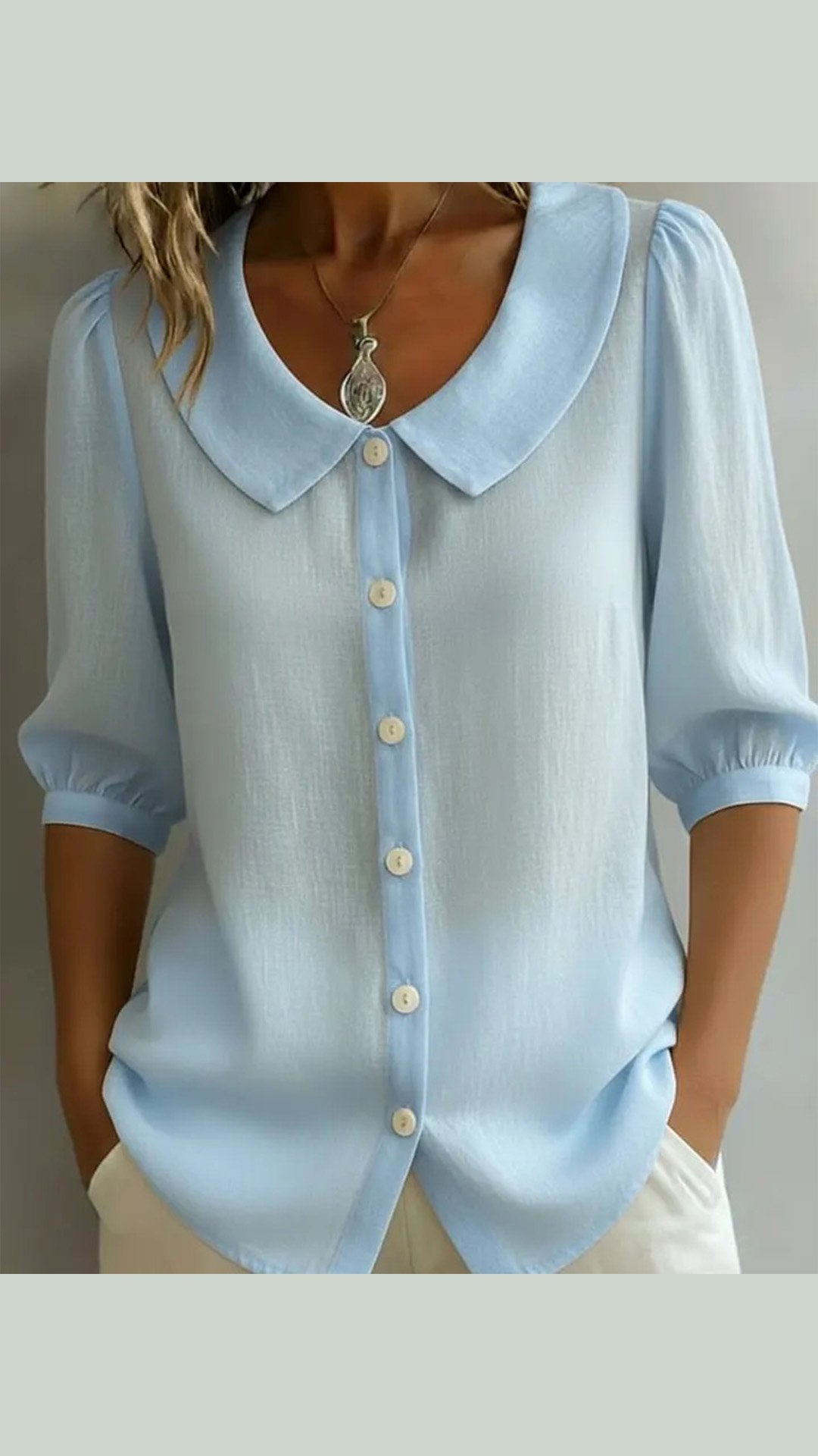 🌸 THE VINTAGE BABYDOLL BLOUSE: PUFF SLEEVES, BREEZY COMFORT — YOUR NEW SUMMER OBSESSION 🌸