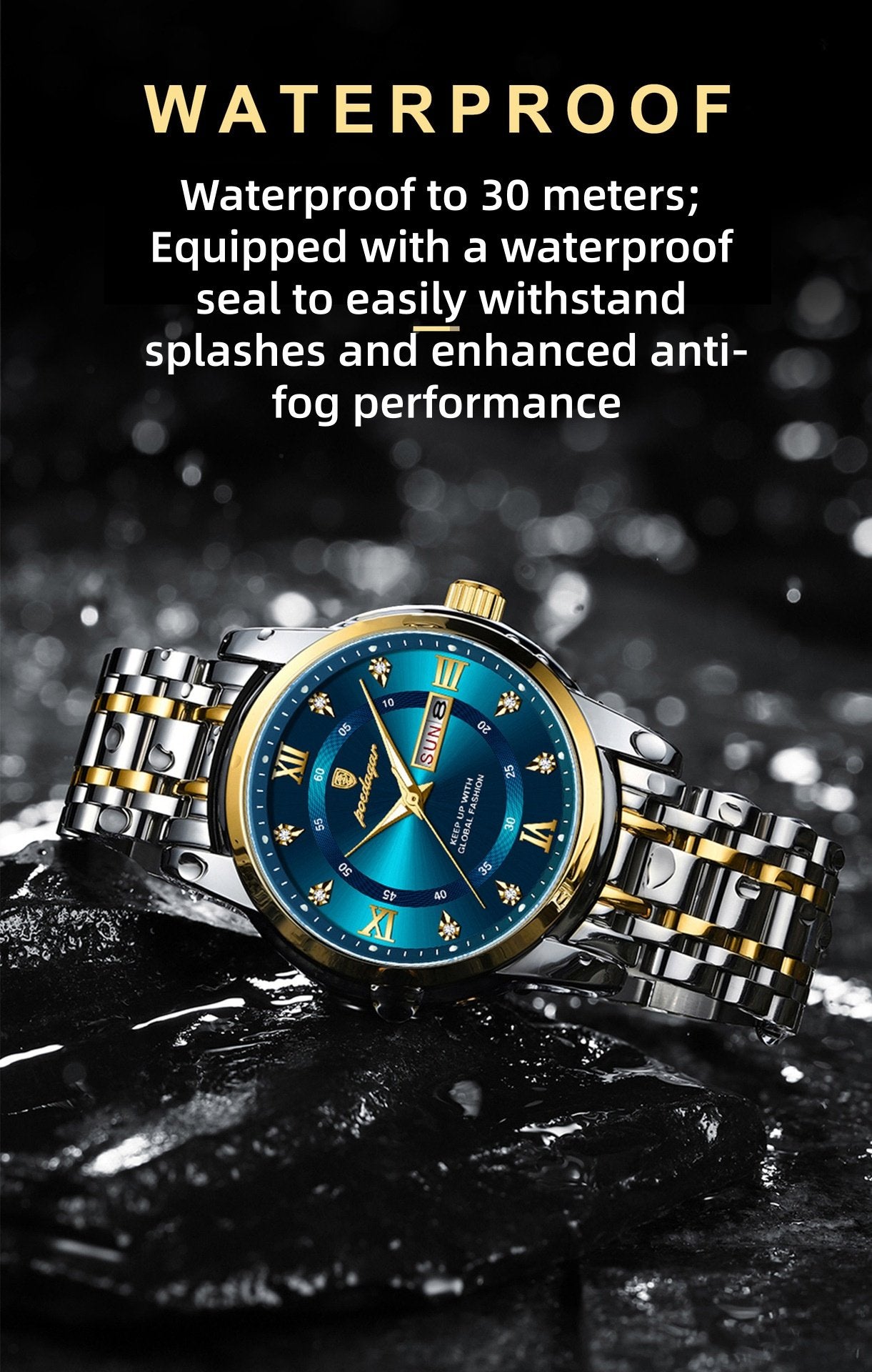 Men's casual business quartz watch