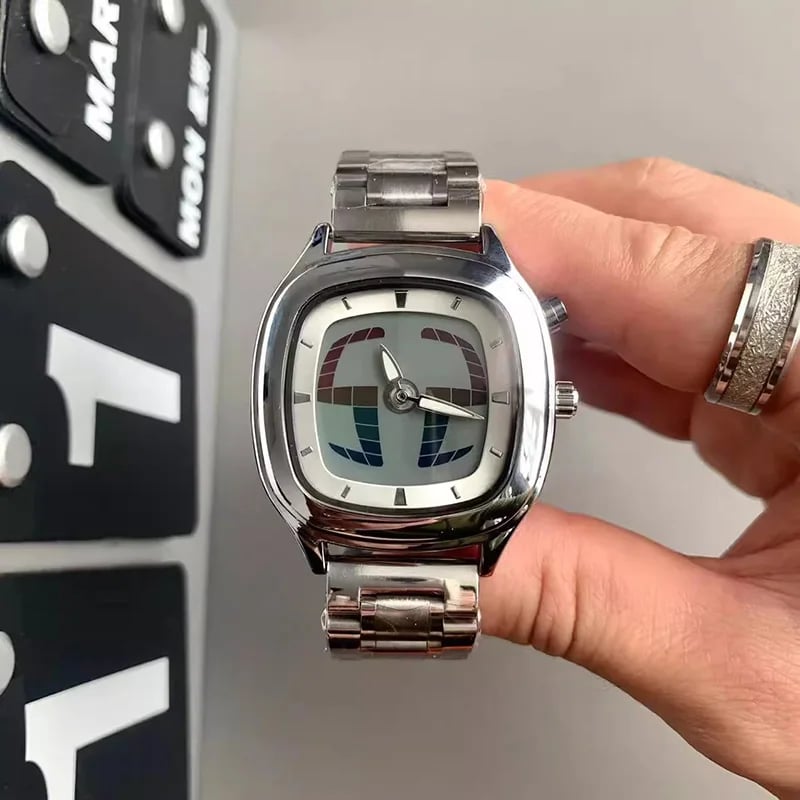 Men's Retro dual display  watch