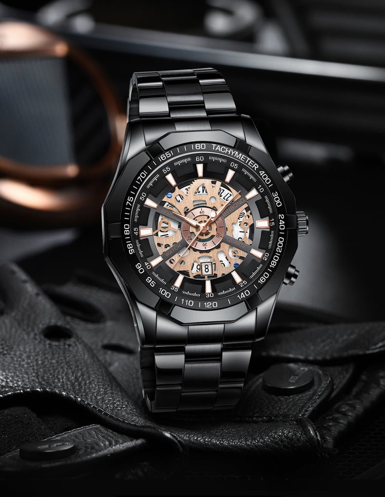 Water-Resistant Luminous Business Mechanical Men's Watch