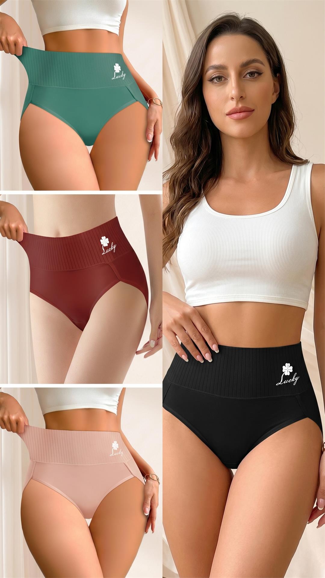 🌸 THE HIGH-WAIST SCULPT BRIEF: TUMMY CONTROL, HIGH ELASTICITY, BREATHABLE — YOUR NEW CONFIDENCE ESSENTIAL 🌸