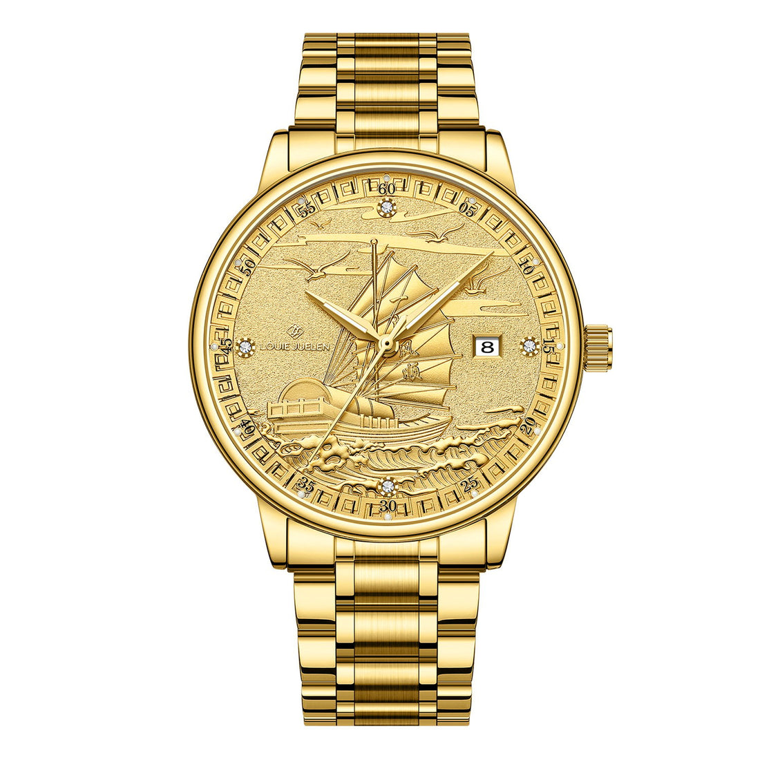 Fully Automatic Movement Business-Grade Water-Resistant Luminous Men's Quartz Wristwatch
