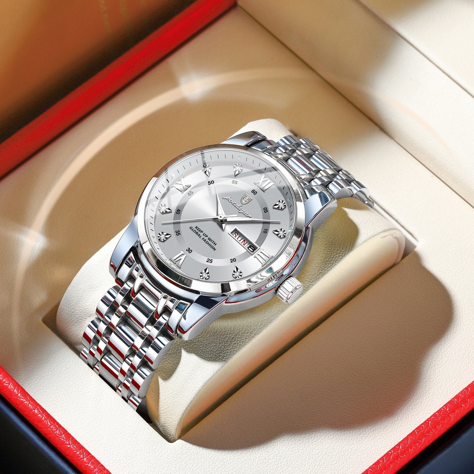 Men's casual business quartz watch