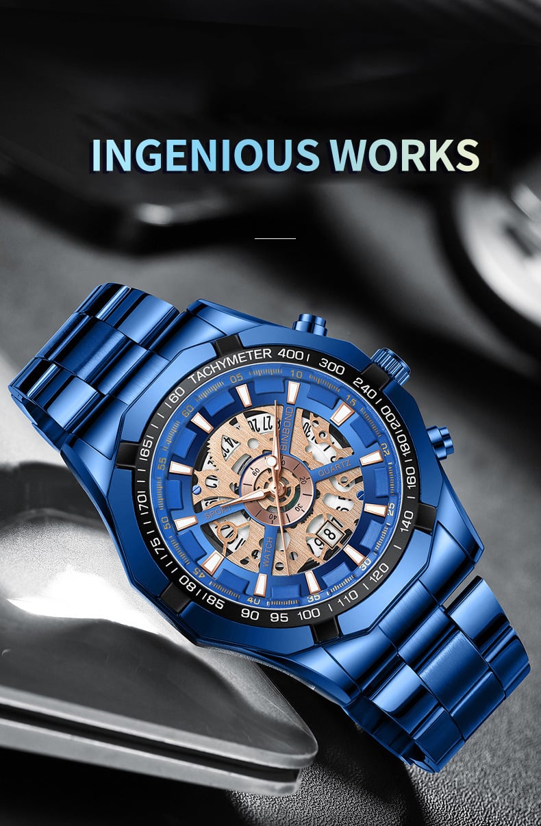 Water-Resistant Luminous Business Mechanical Men's Watch