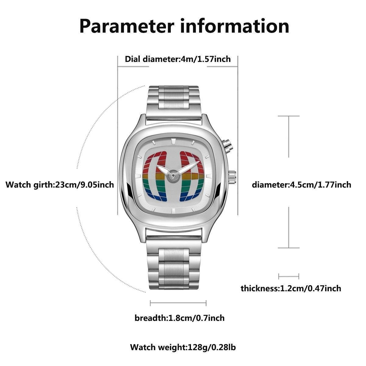 Men's Retro dual display  watch