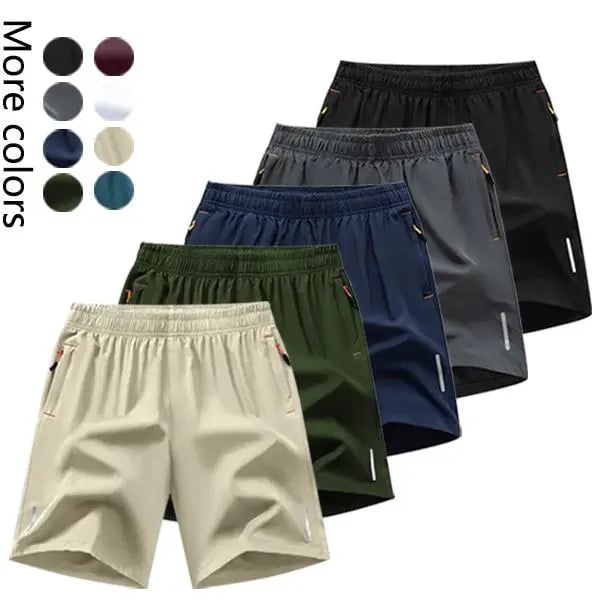 🎉BUY MORE SAVE MORE🎉Men's 5-Pack Quick-Dry Athletic Shorts - Lightweight Breathable Casual Shorts for Gym, Running & Travel
