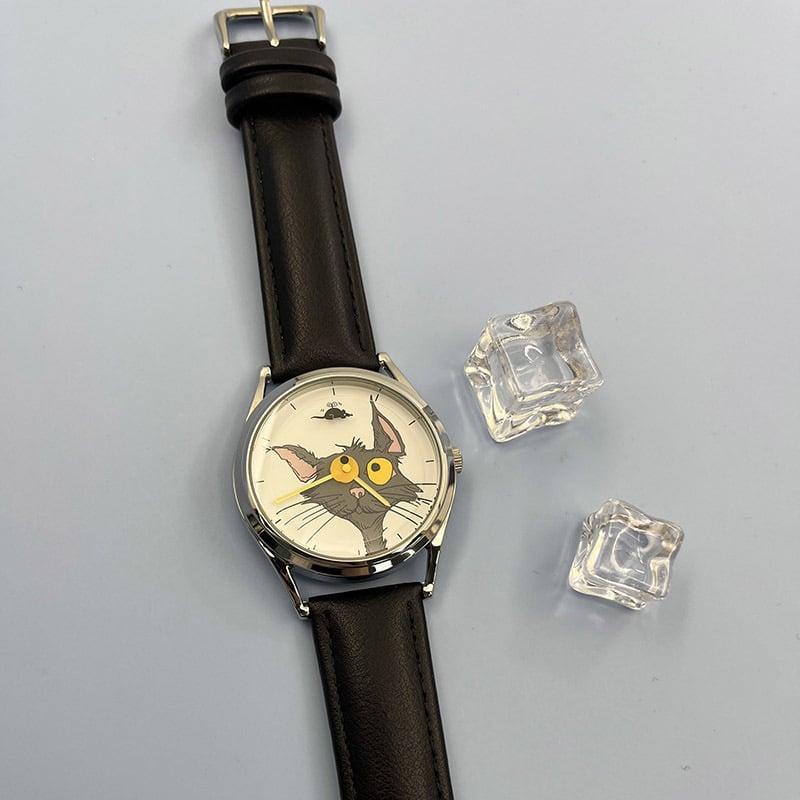 jokercat watch dial design CatMouseCreative Watch