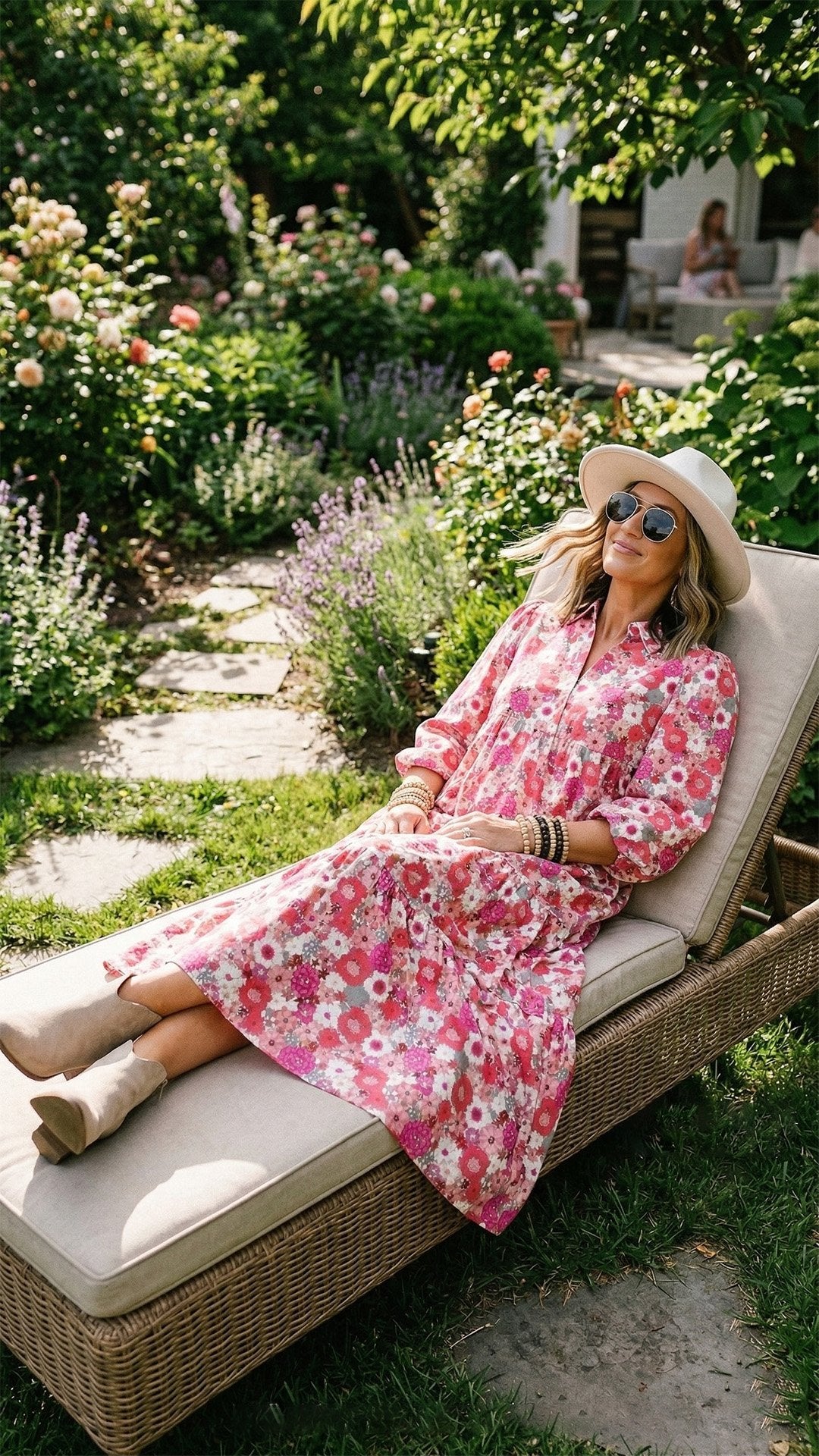 🌸 THE BOHO LANTERN DRESS: V-NECK, PUFF SLEEVES, A-LINE SWING — YOUR SUMMER SOULMATE 🌸