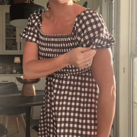 ✨THE FRENCHY SQUARE DRESS: PLAID, RUFFLED HEM, ELASTIC CUFF SLEEVES — YOUR NEW FAVOURITE FOR LEISURE & DATES✨