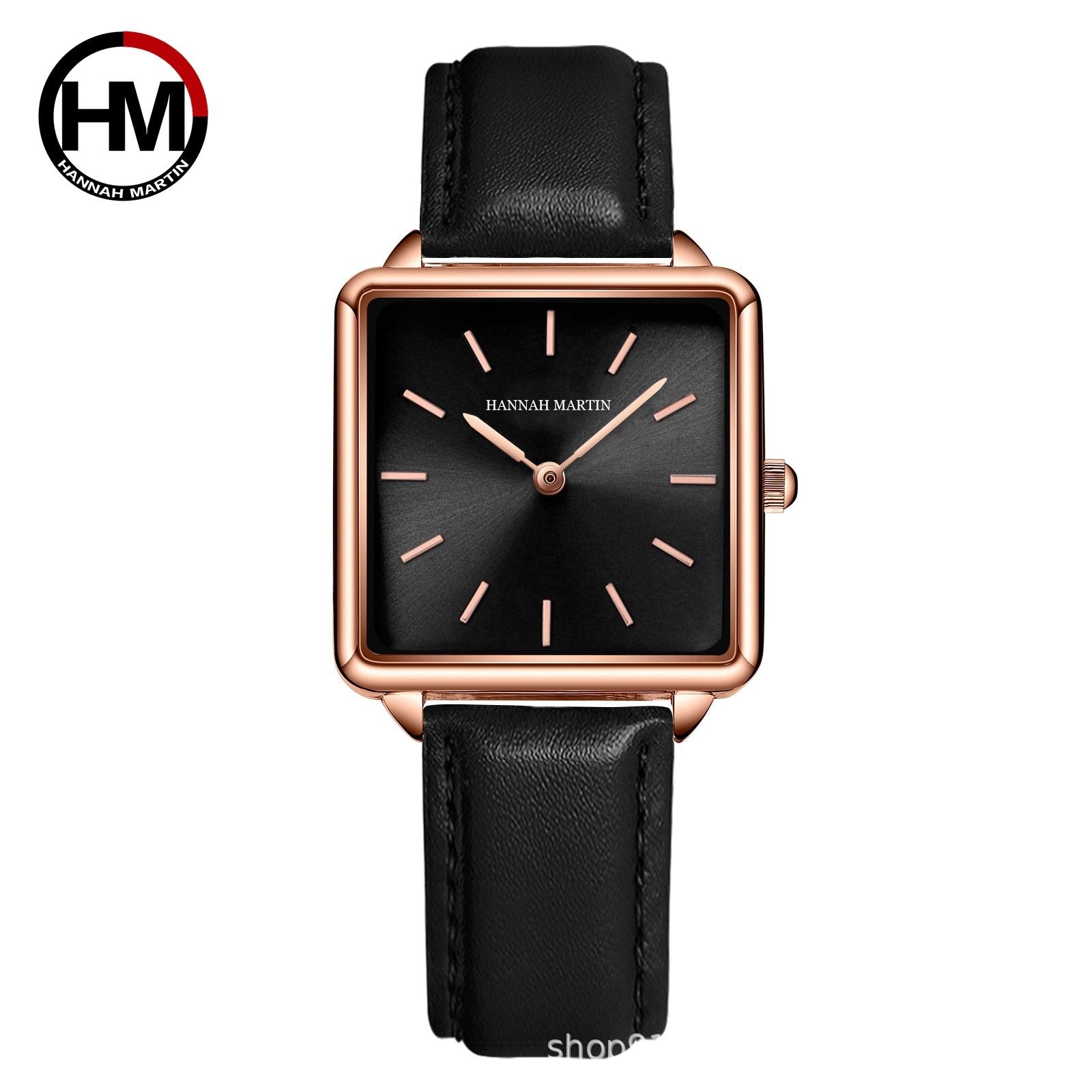 Vintage-style square-faced women's quartz watch with a steel bracelet and Japanese movement