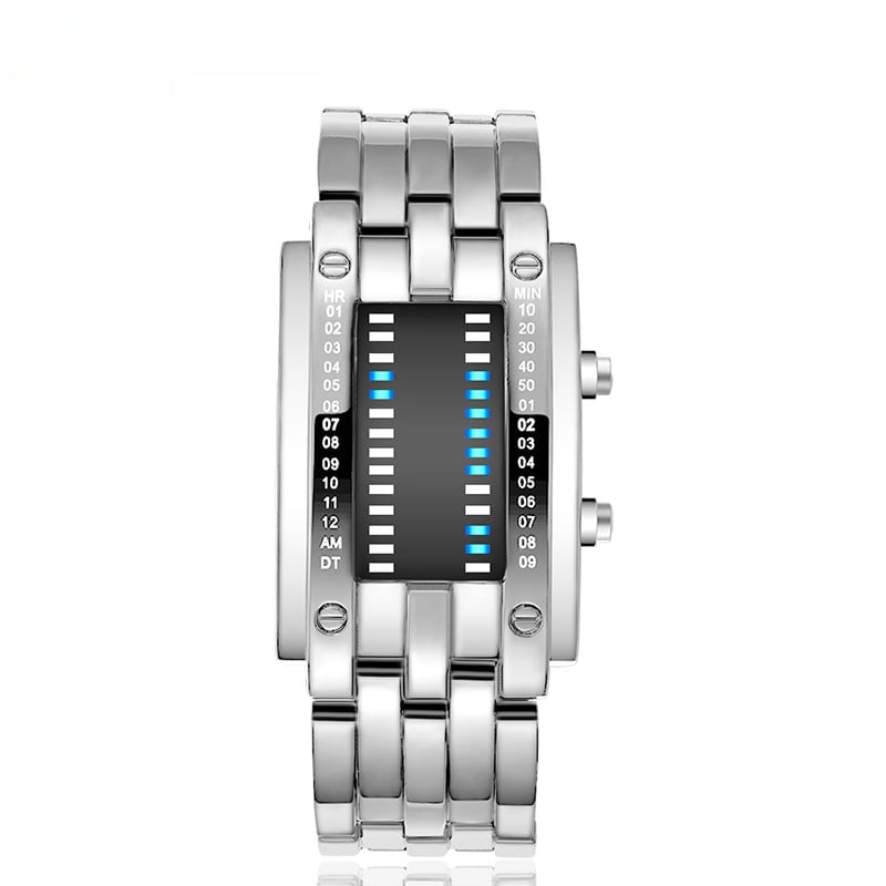 LED Iron Man Dual-Band Digital Watch