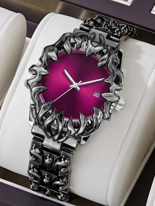 Men's Quartz Watch, Fashionable Luxury Alloy Watch, Calendar, Luminous