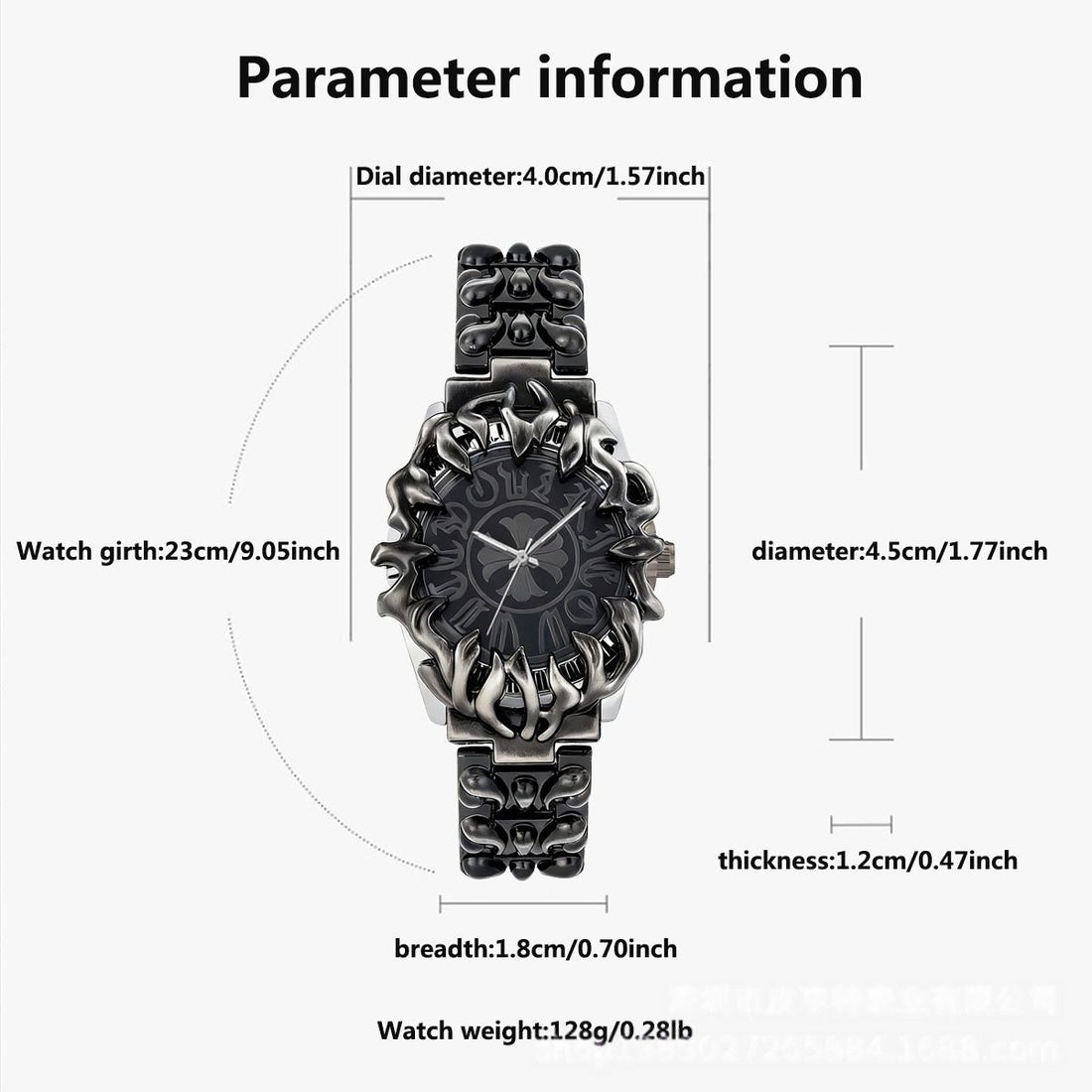 y2k Original Alien Claw-Inspired Crooks' Iris Quartz Watch: A Cross-Border Bestseller
