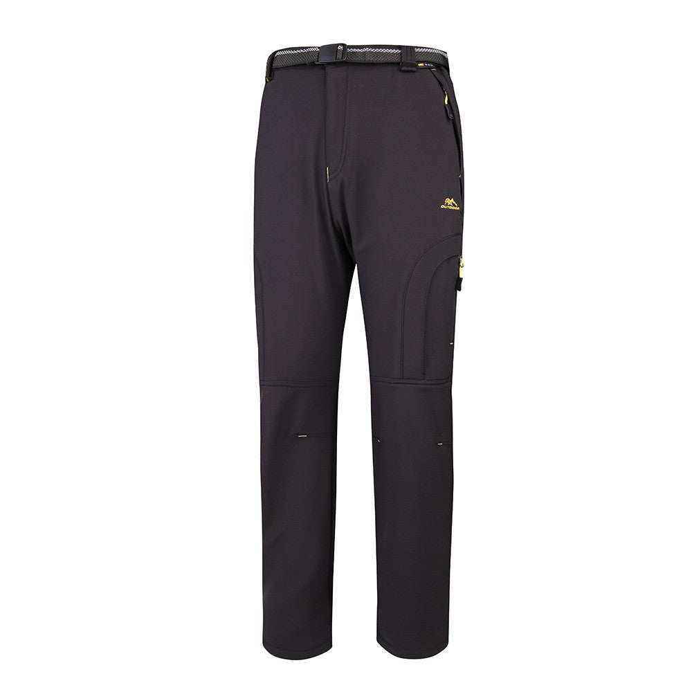 🏆LAST DAY SALE 50% OFF!!🔥Men's Waterproof Winter Trousers with Fleece Lining Cargo Pants