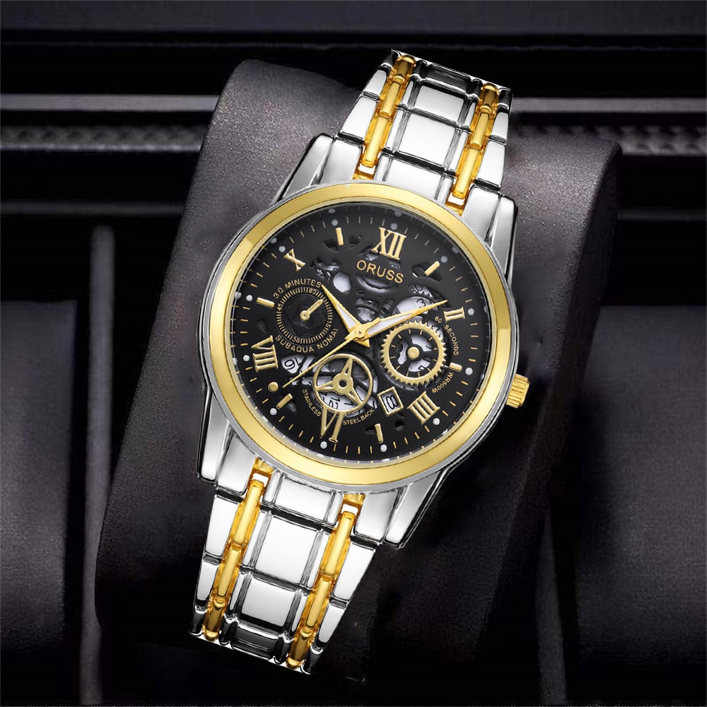 Swiss Water-Resistant Fully Automatic Quartz Watch for Men