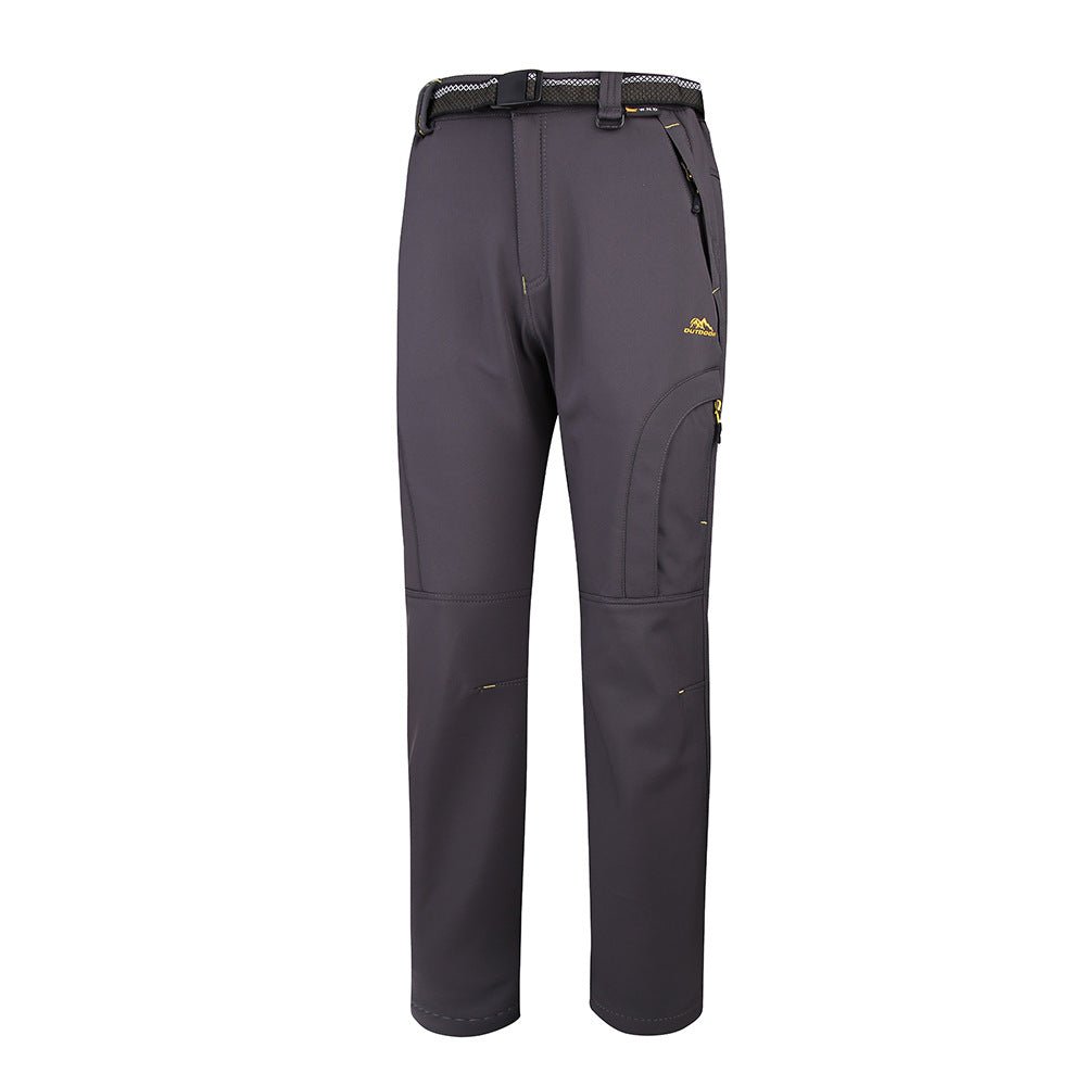 🏆LAST DAY SALE 50% OFF!!🔥Men's Waterproof Winter Trousers with Fleece Lining Cargo Pants