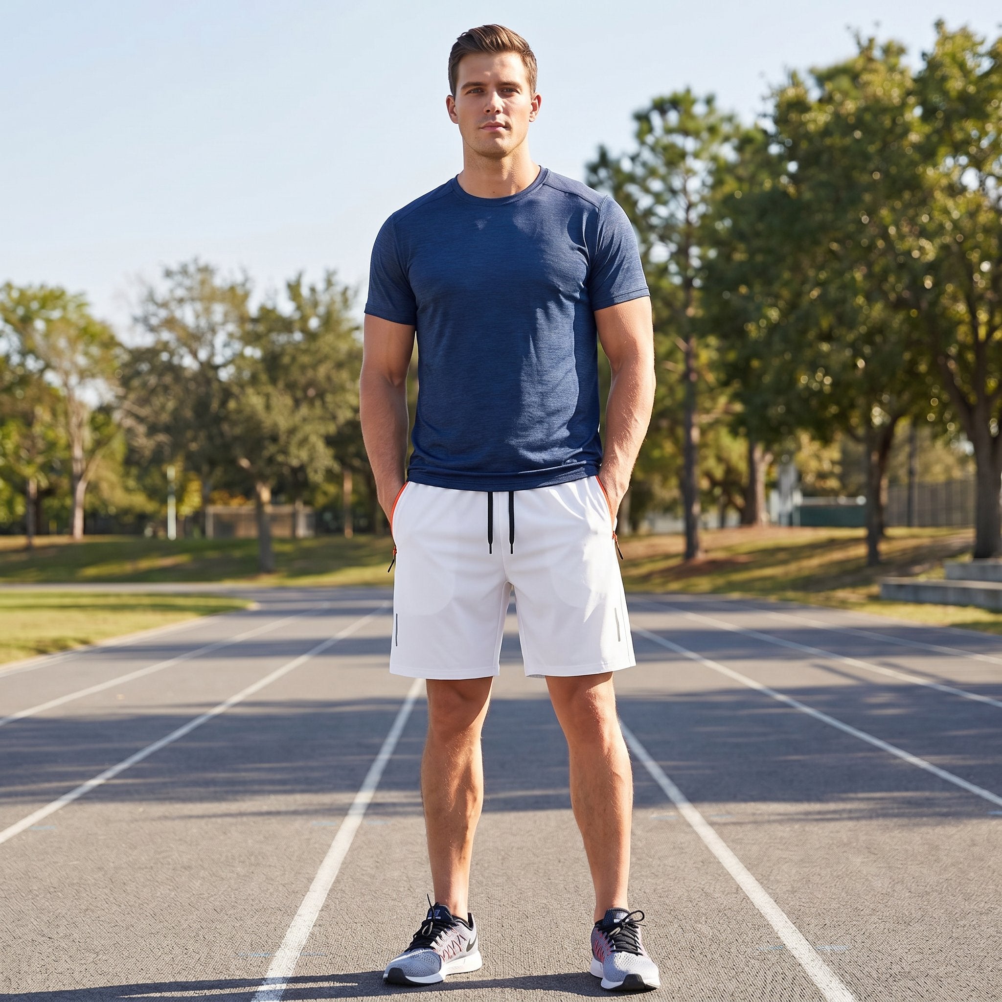 🎉BUY MORE SAVE MORE🎉Men's 5-Pack Quick-Dry Athletic Shorts - Lightweight Breathable Casual Shorts for Gym, Running & Travel