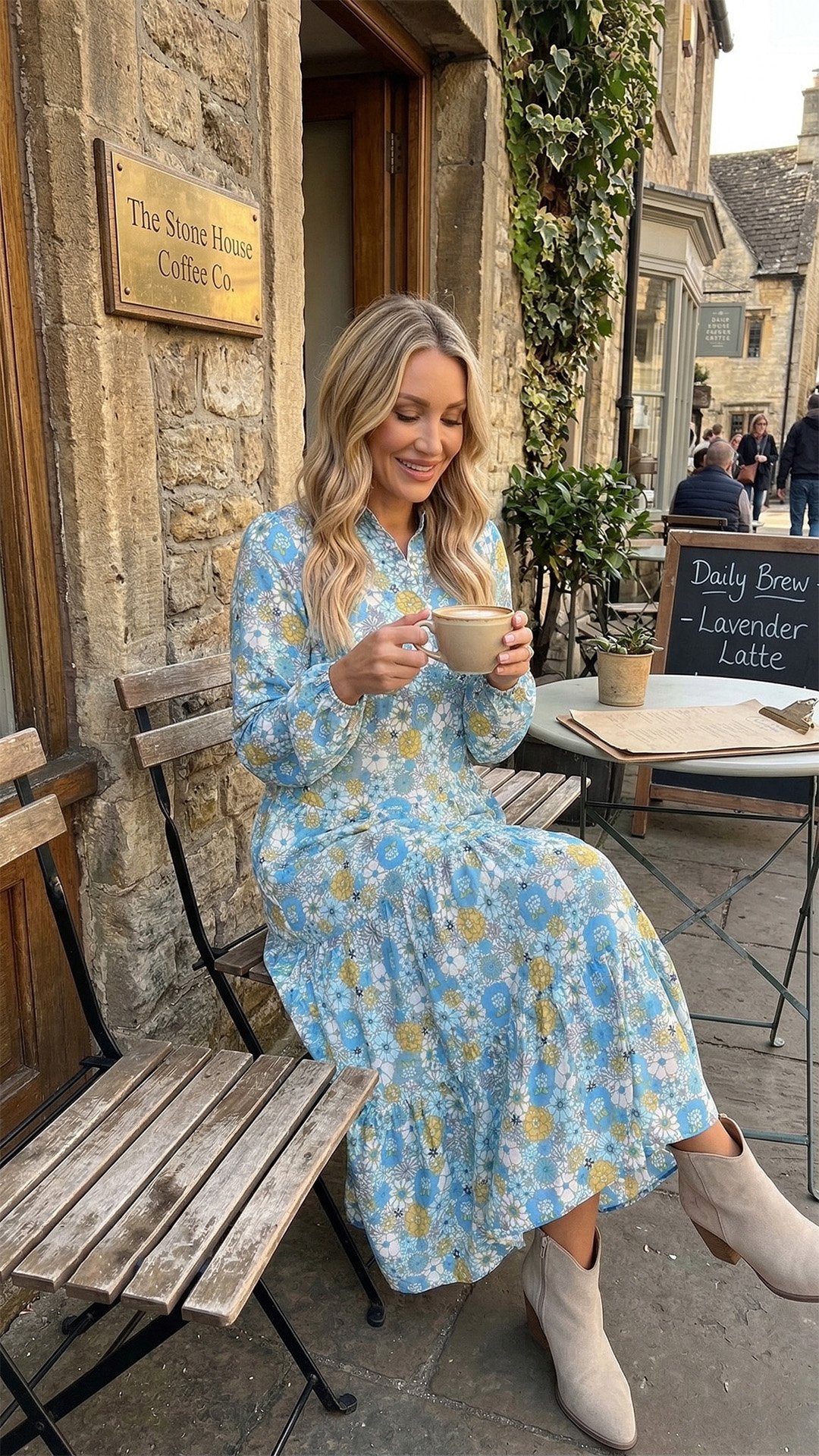 🌸 THE BOHO LANTERN DRESS: V-NECK, PUFF SLEEVES, A-LINE SWING — YOUR SUMMER SOULMATE 🌸