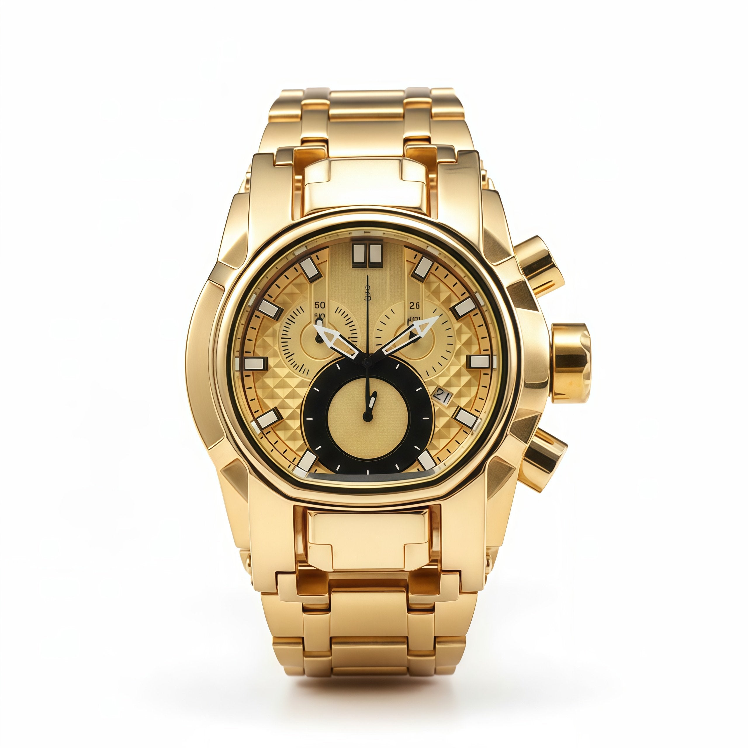Large dial compass sports watch