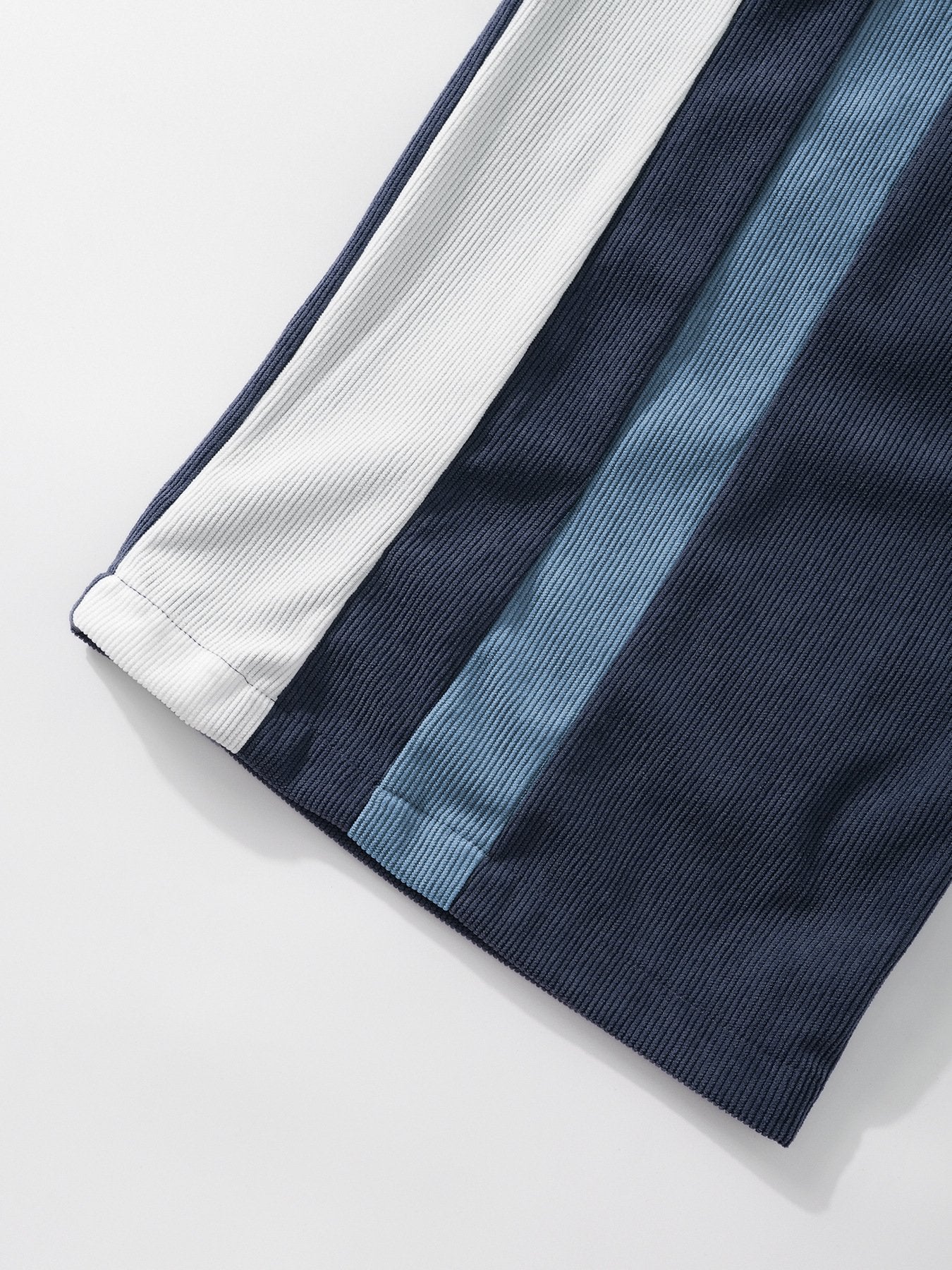 All-Season Men’s Casual Corduroy Pants: Comfortable Colorblock Straight Leg Design