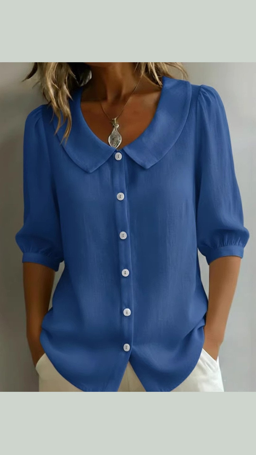 🌸 THE VINTAGE BABYDOLL BLOUSE: PUFF SLEEVES, BREEZY COMFORT — YOUR NEW SUMMER OBSESSION 🌸
