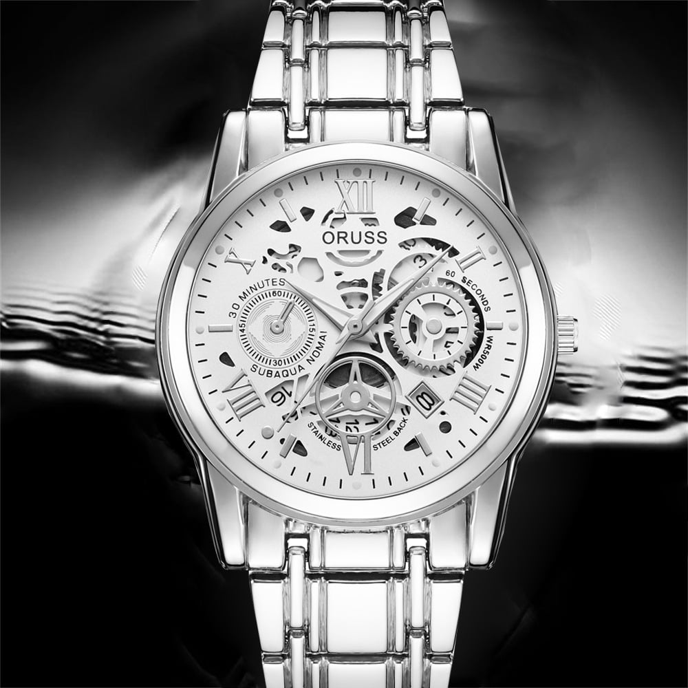 Swiss Water-Resistant Fully Automatic Quartz Watch for Men