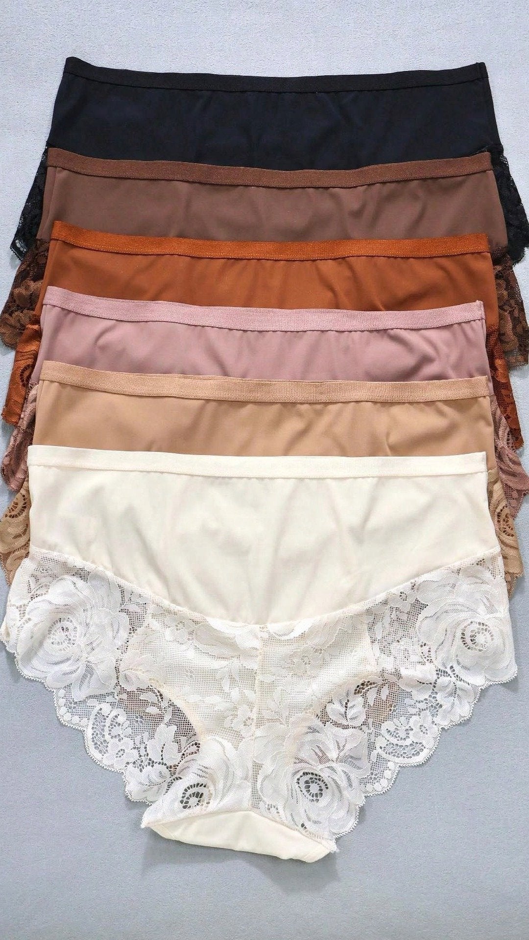 🌸 THE LACE HIGH-WAIST BRIEF: SCULPTING COMFORT, SHEER ROMANCE, NOW IN PLUS SIZES XL-4XL 🌸