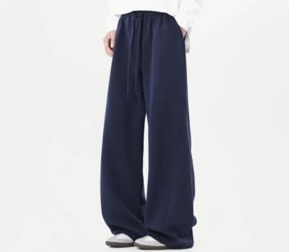 The Apex Patchwork Trouser: High-Street Curved Design & Wide-Leg Silhouette