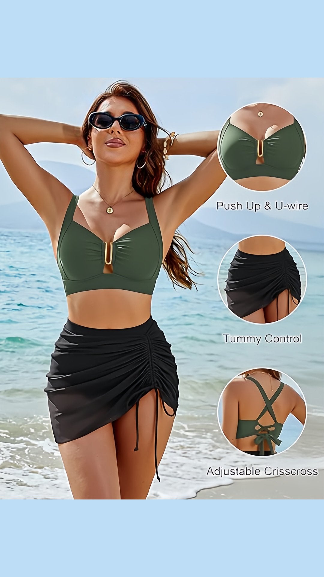 👙 THE U-WIRE SKIRTED SET: SUPPORT, COVERAGE, STYLE — ALL IN ONE SMART TWO-PIECE 👙