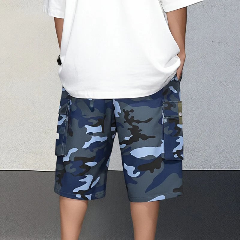 Men's Lightweight Camo Cargo Shorts