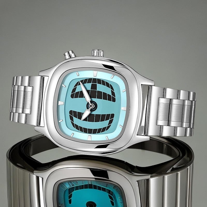 Men's Retro dual display  watch