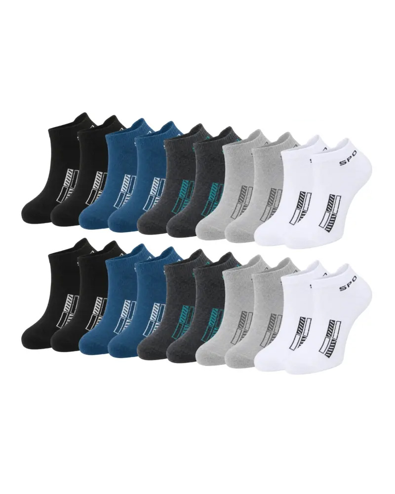 Men's 15-Pair Breathable Mesh Ankle Socks – Lightweight, Colorful, Comfortable Fit for Hiking & Fitness --- 15 Pairs for Just £18.98 & Free shipping!