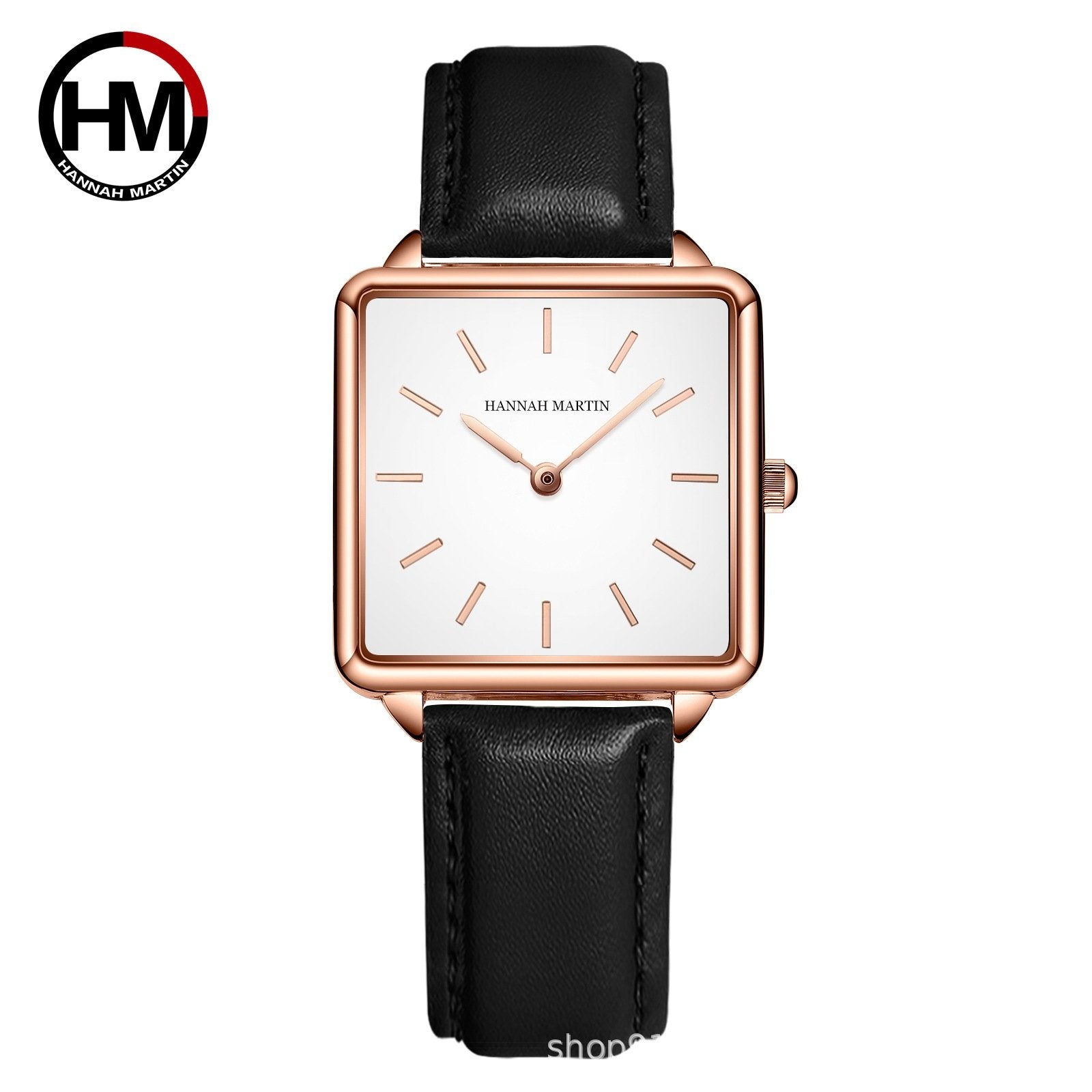 Vintage-style square-faced women's quartz watch with a steel bracelet and Japanese movement