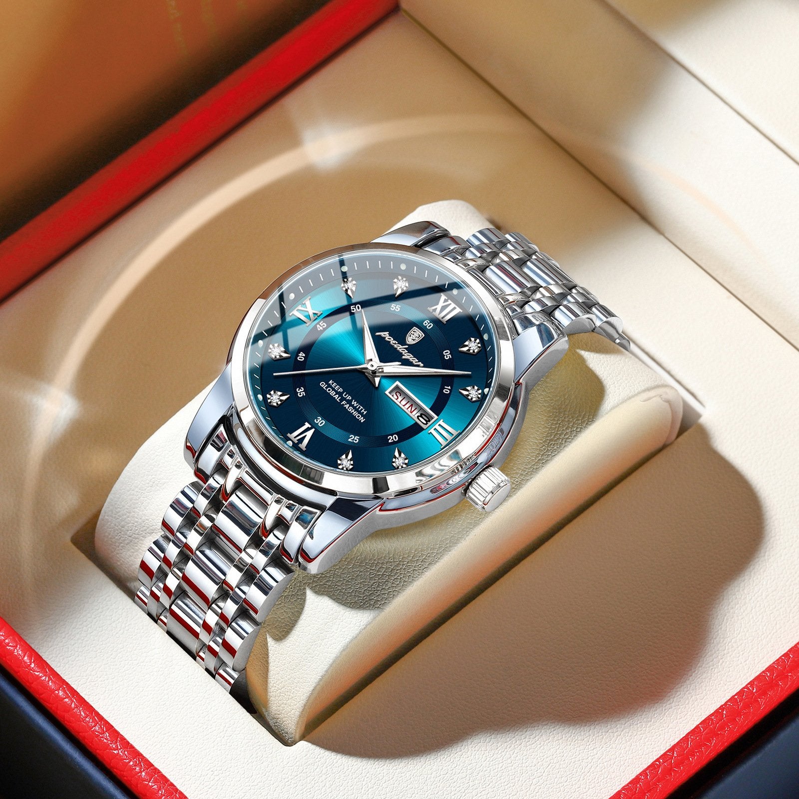 Men's casual business quartz watch