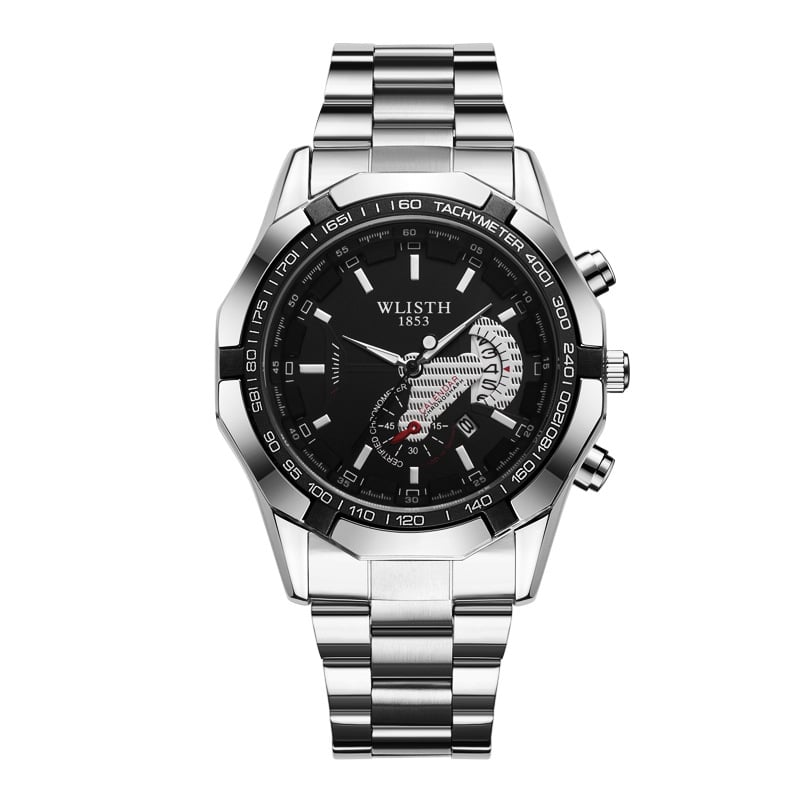 Waterproof luminous men's watch with calendar