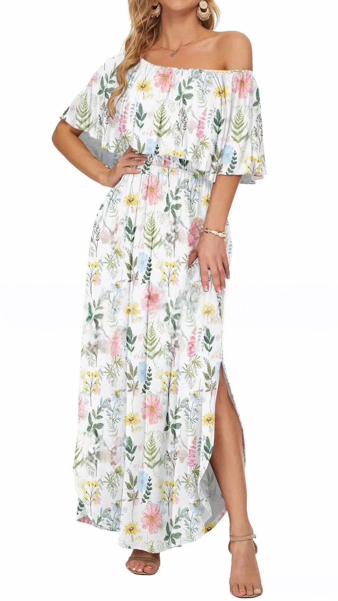🌸 THE 3-IN-1 TRANSFORM DRESS: OFF-SHOULDER, ONE-SHOULDER, OR CLASSIC CREW — YOUR MOST VERSATILE SUMMER DRESS 🌸