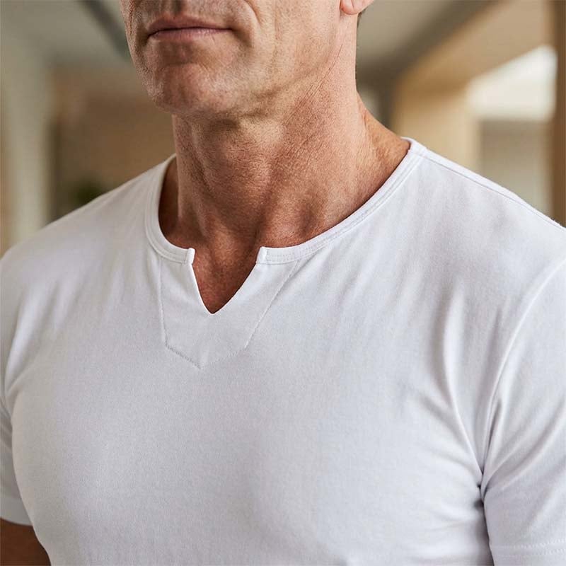 🌞 Spring Awakening: 50% Off! ✨Men's Athletic V-Neck T-Shirt | High-Stretch Slim Fit Tee