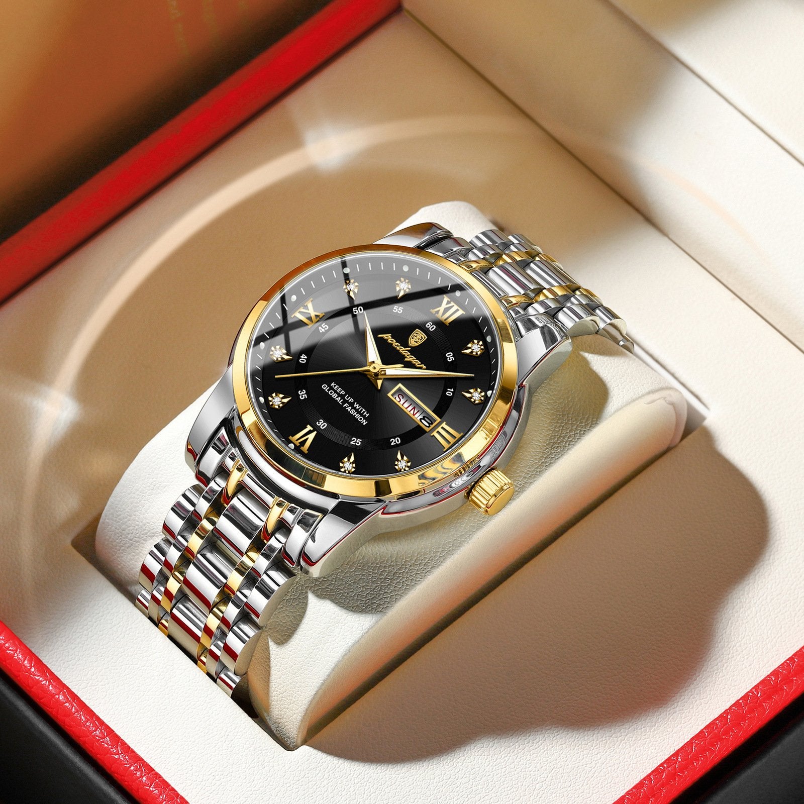 Men's casual business quartz watch