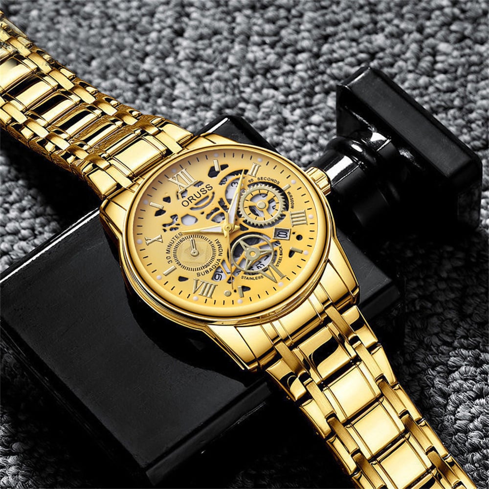 Swiss Water-Resistant Fully Automatic Quartz Watch for Men