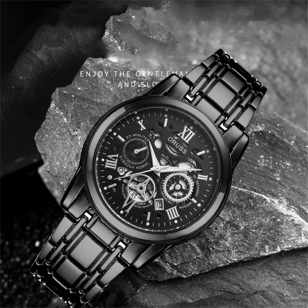 Swiss Water-Resistant Fully Automatic Quartz Watch for Men