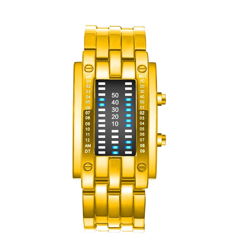LED Iron Man Dual-Band Digital Watch